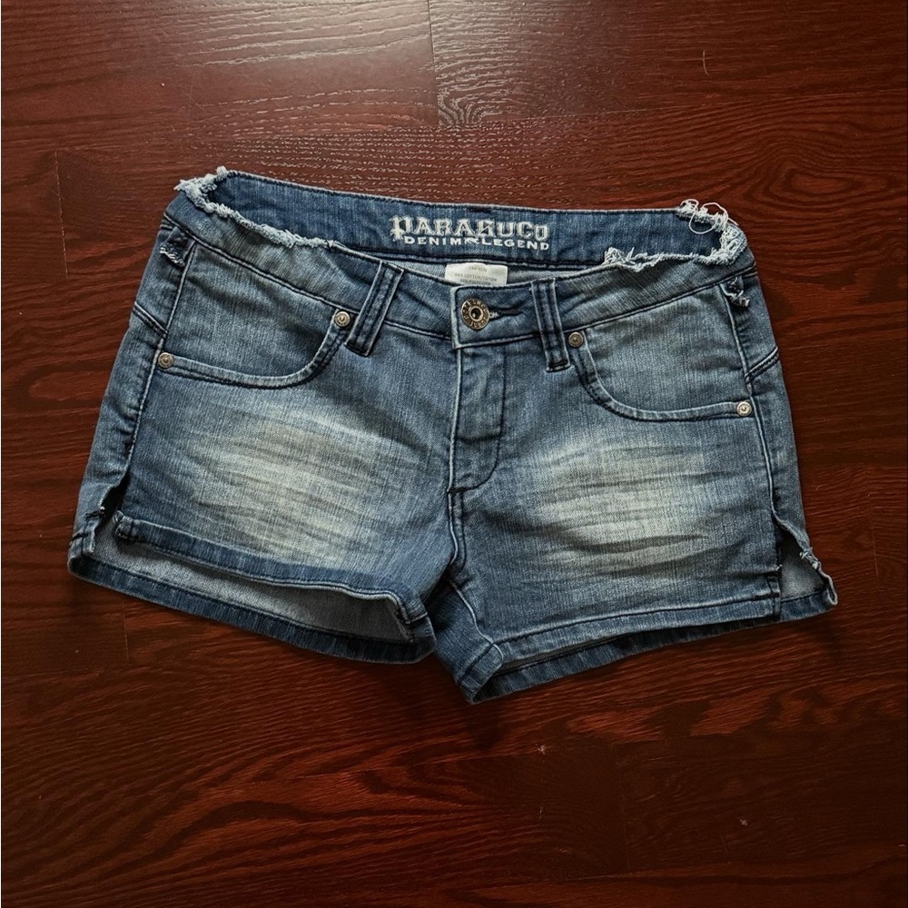 Parasuco Distressed Blue Jean Shorts